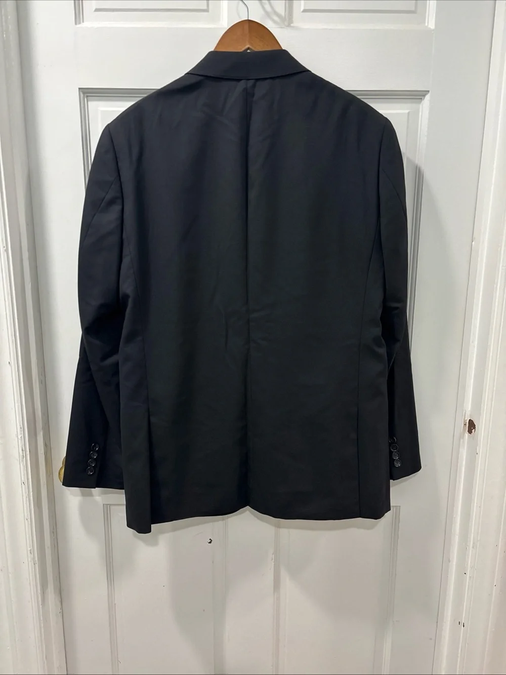 J.Crew Men’s Ludlow Slim Fit 2 Button Blazer Loro Piana Superfine Wool 42R Black
